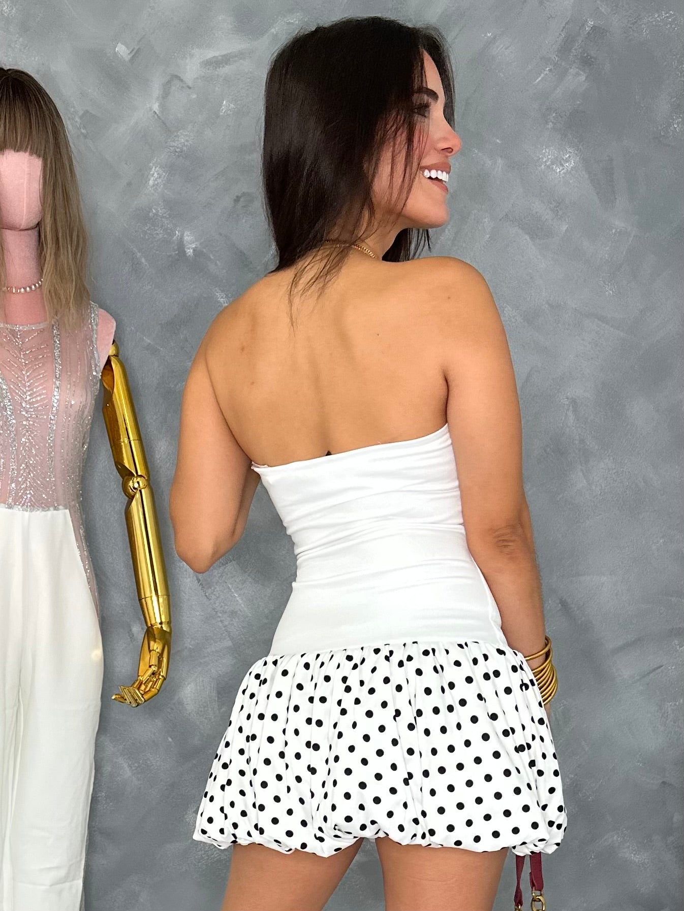 Polka Dot balloon Dress