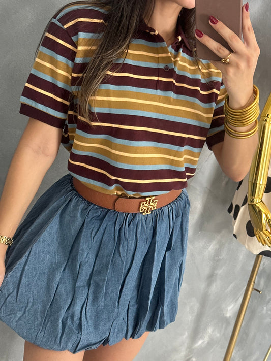 Souffle puff mini skirt