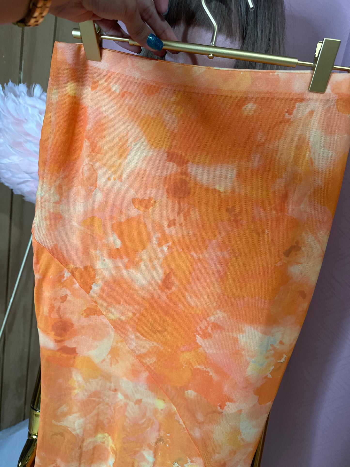 Tangerine Floral