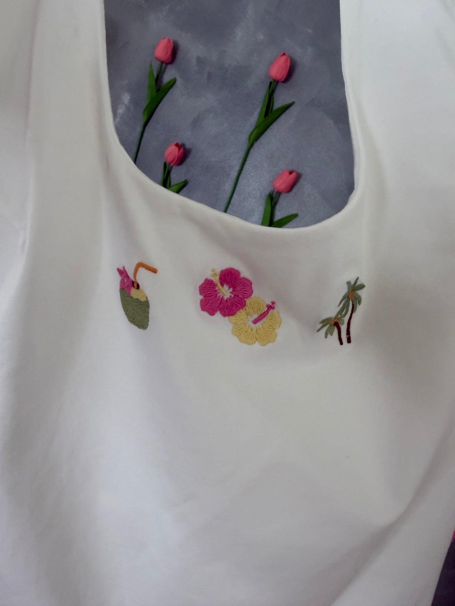 Summer tropical top