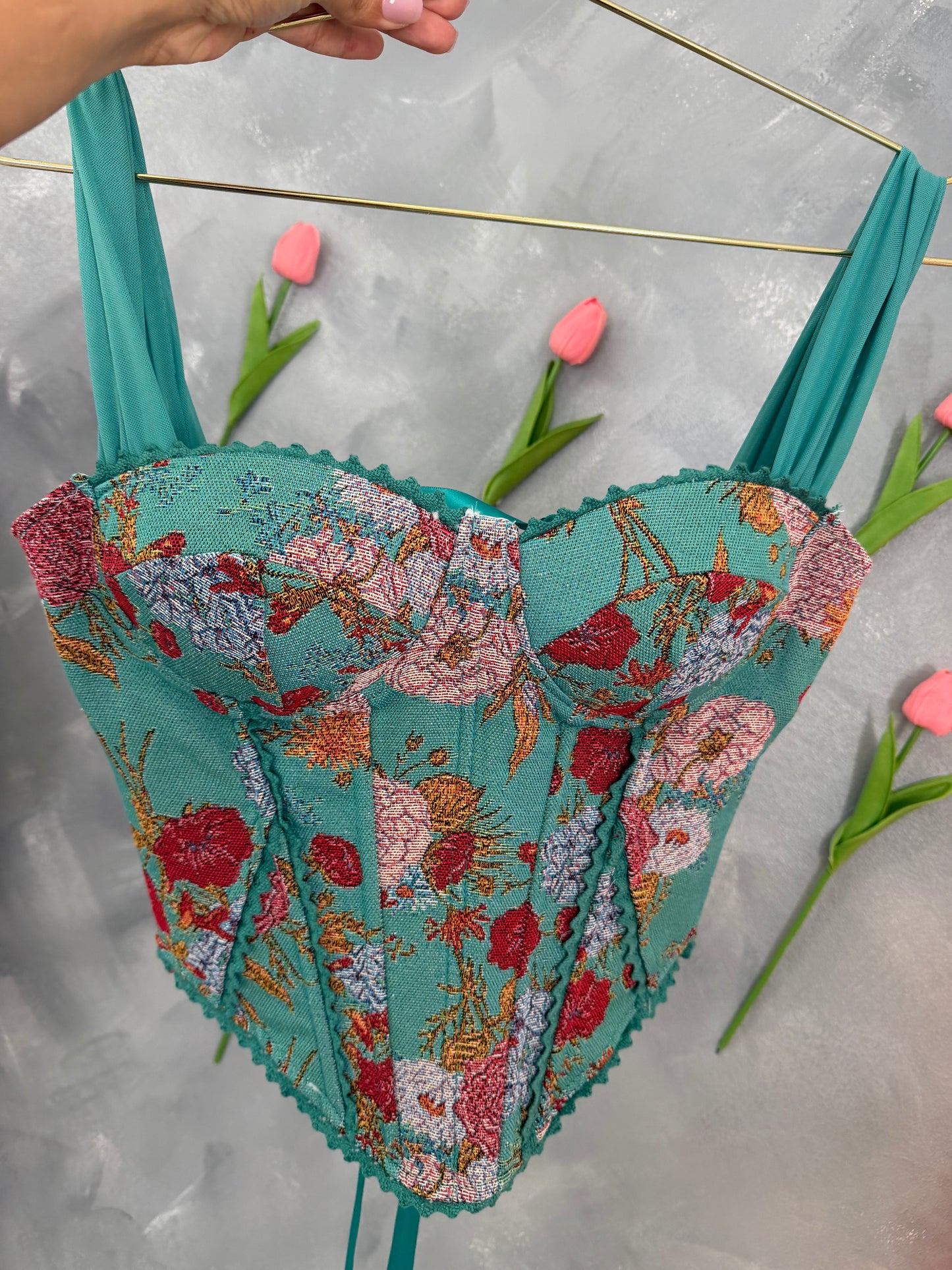 Corset Turquesa