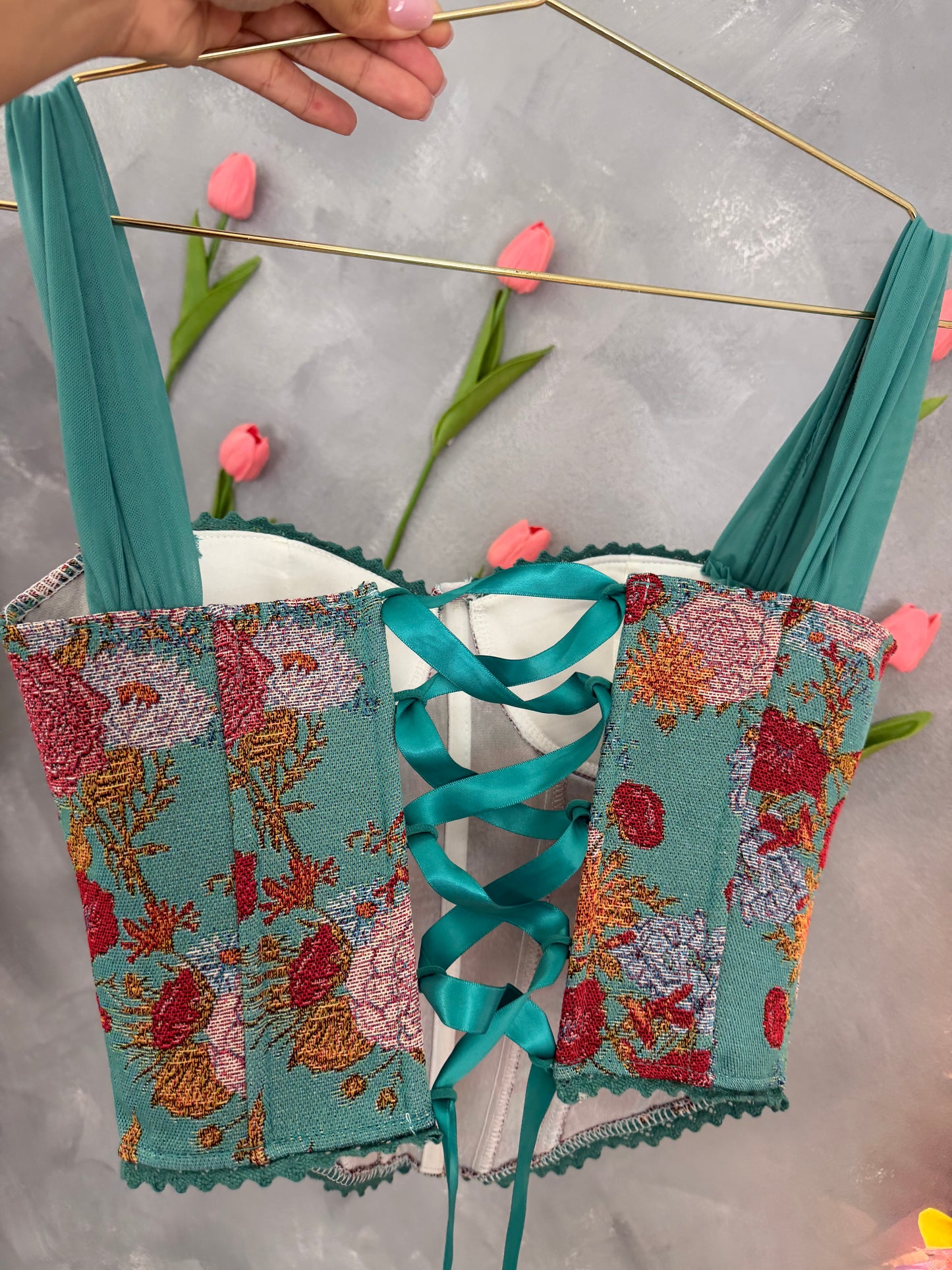 Corset Turquesa