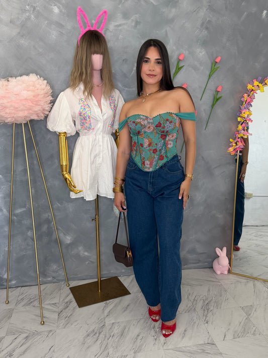 High waist barrel Jeans