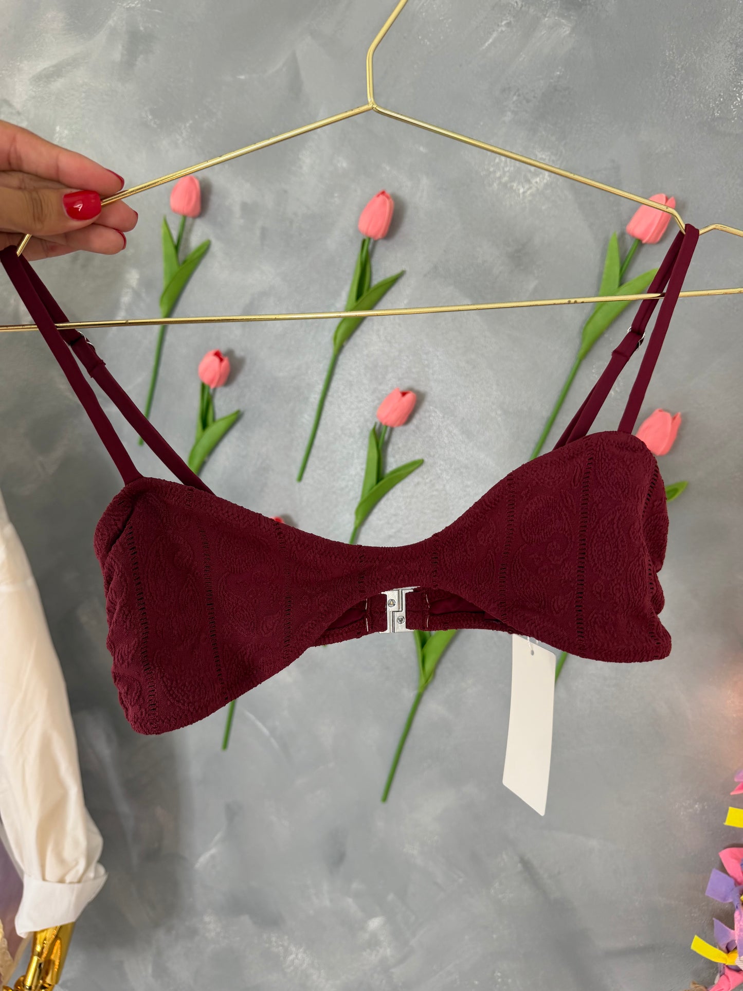 Burgundy Muse Bikini