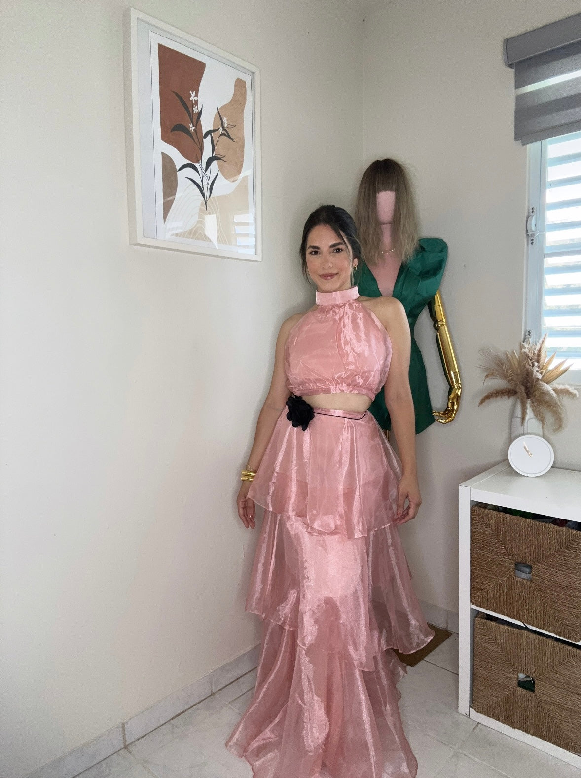 Organza skirt set