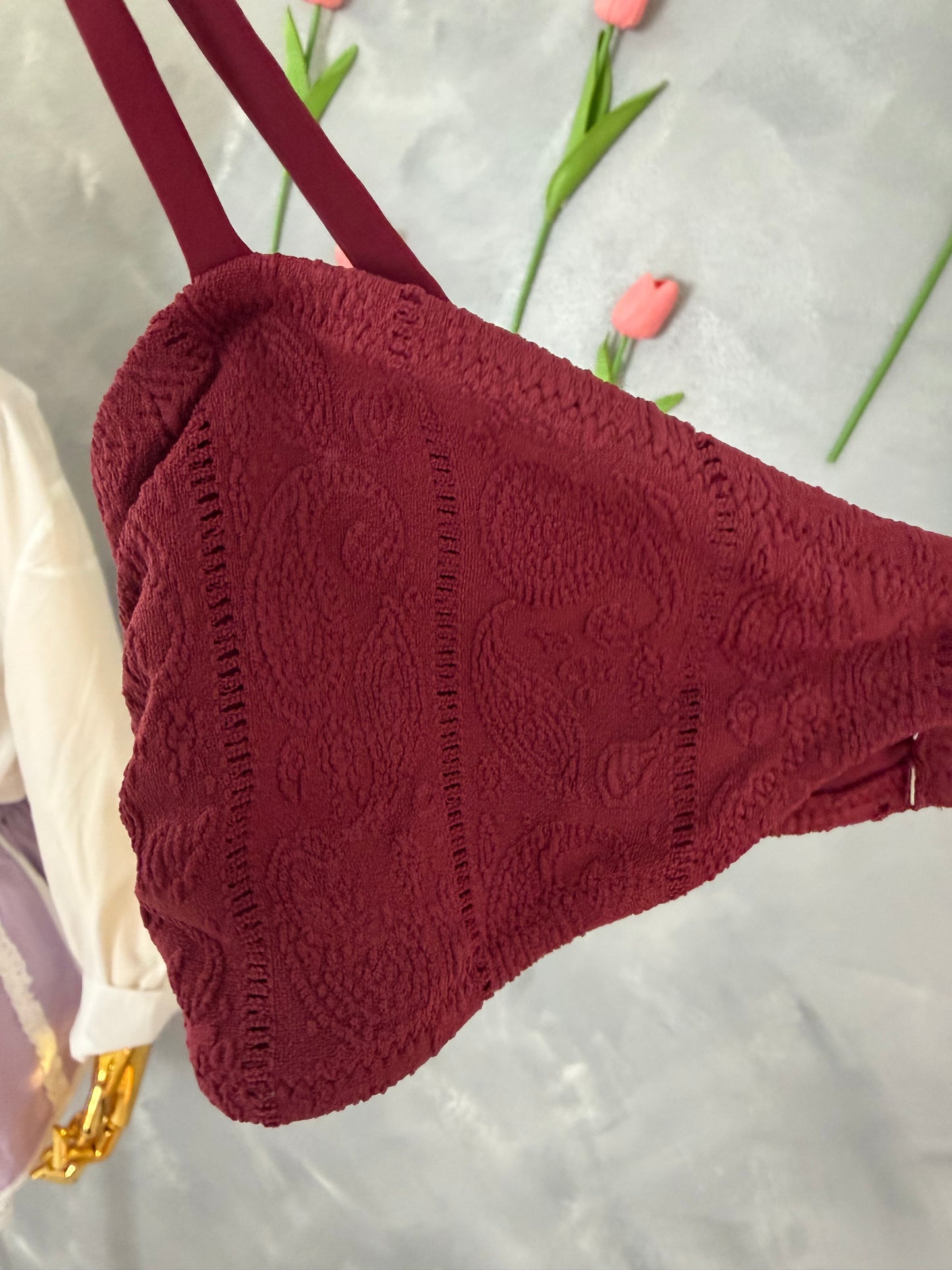 Burgundy Muse Bikini