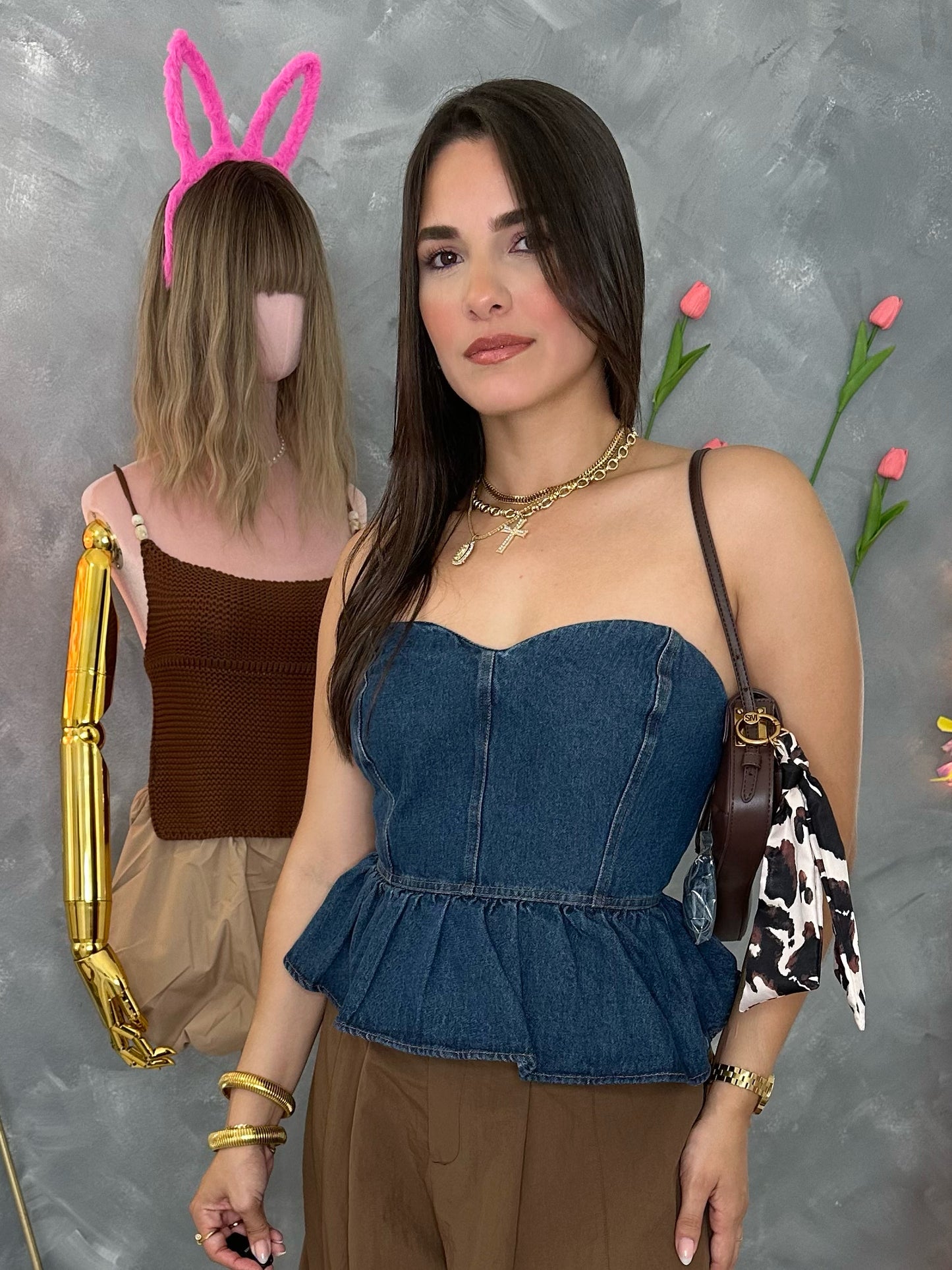 Classic denim top