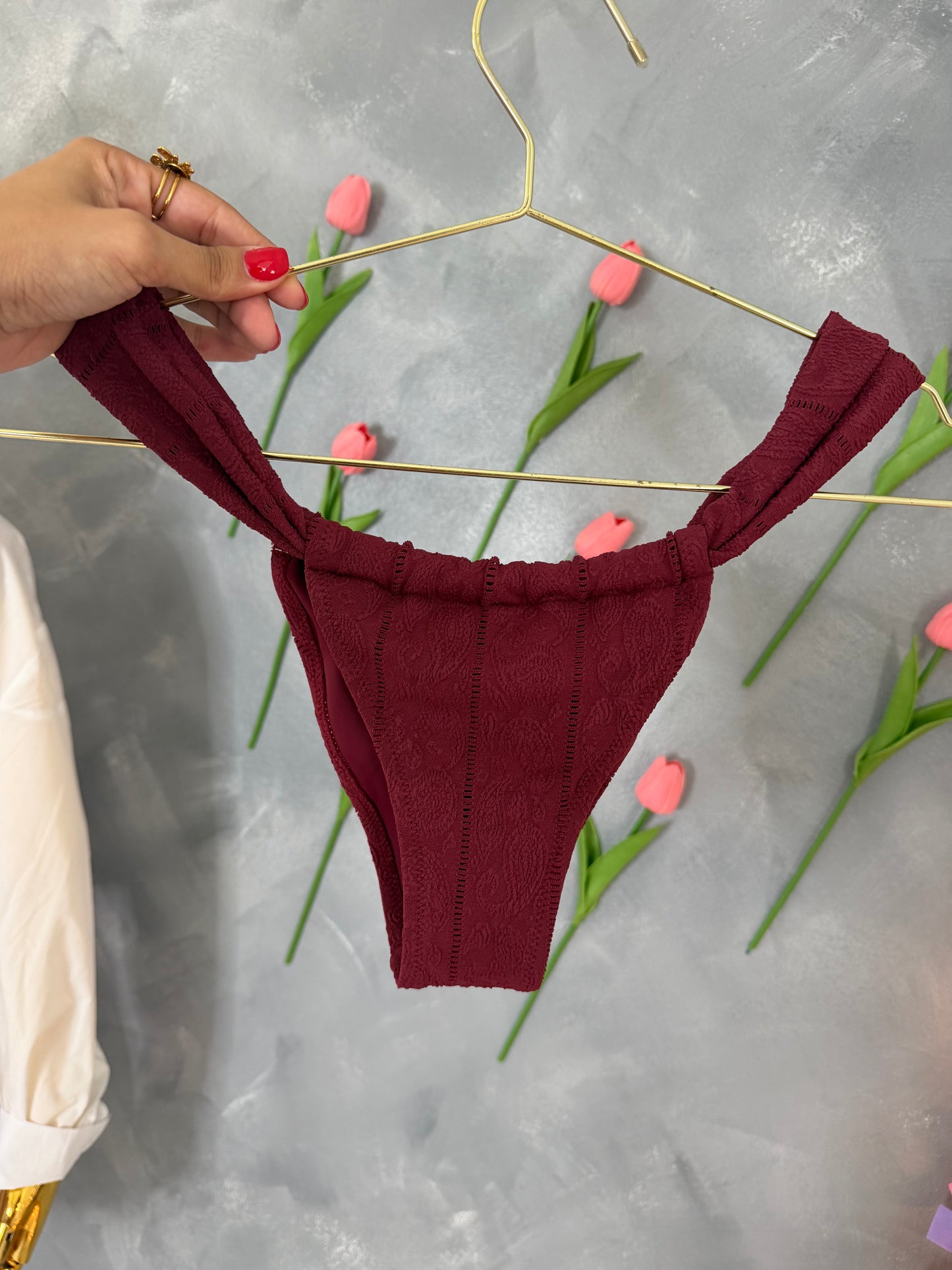 Burgundy Muse Bikini