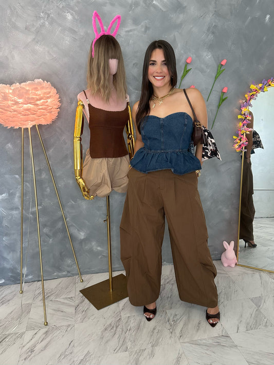Barrel Brown Pants
