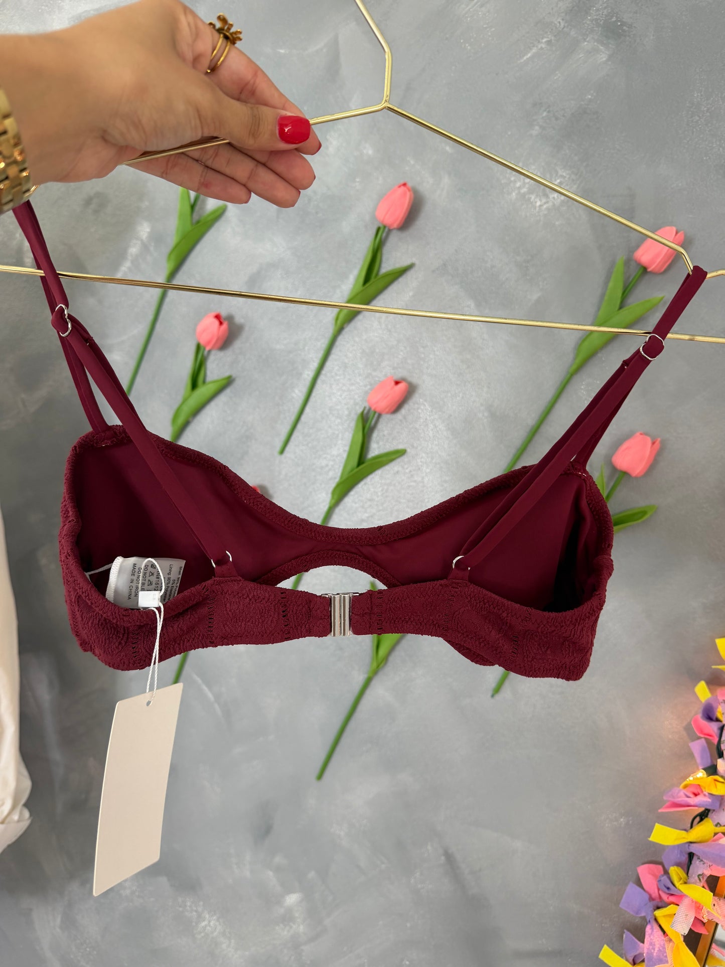 Burgundy Muse Bikini