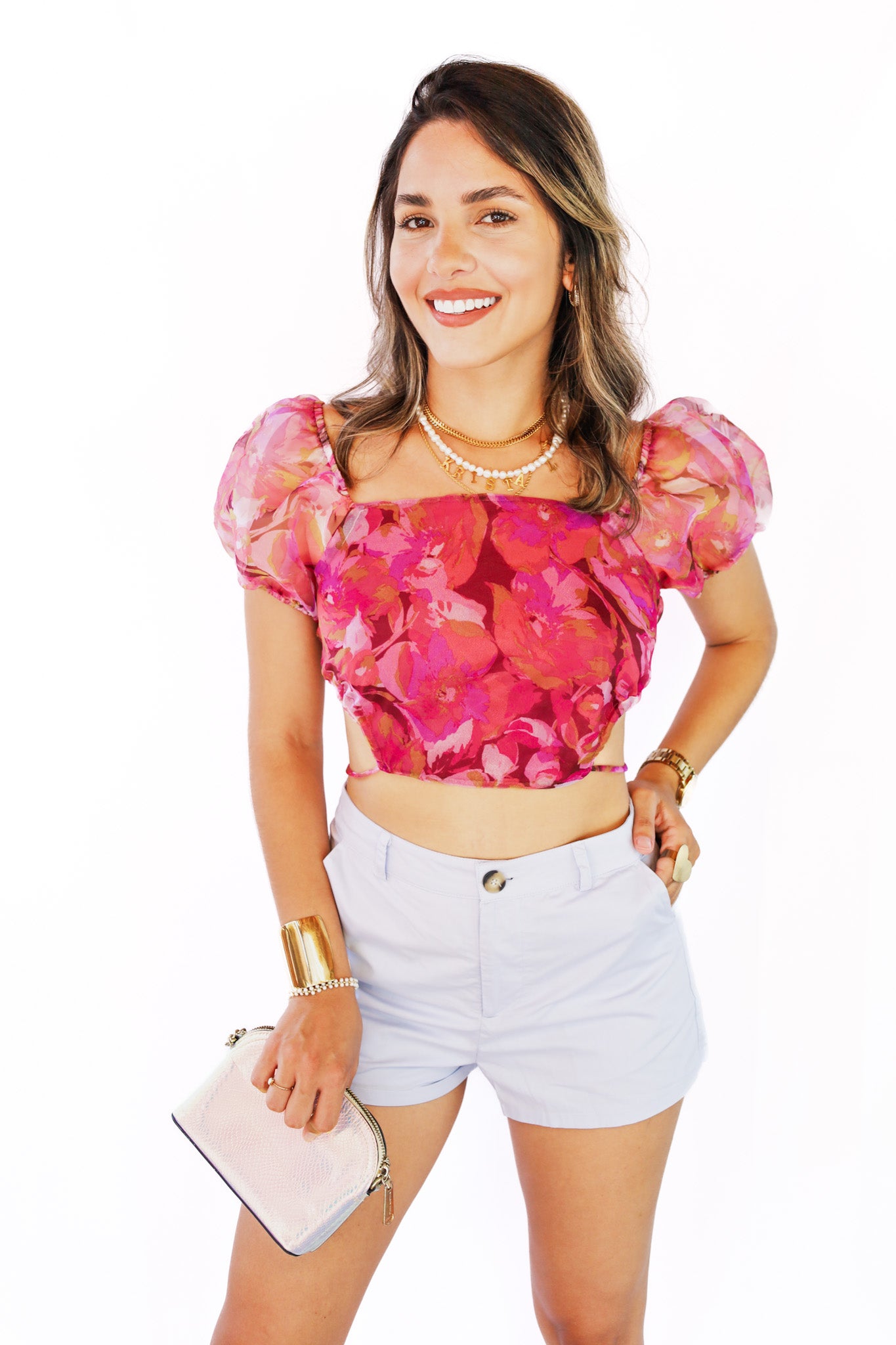 Magenta Floral TOP